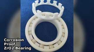 بلبرینگ سرامیکی ZrO2 35x72x17mm ضد خوردگی