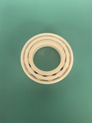 بلبرینگ تماس زاویه ای سرامیکی دقیق ZrO2 7211 با قفس PEEK / PTFE، درپوش گرد و غبار یک طرفه یا دو طرفه
