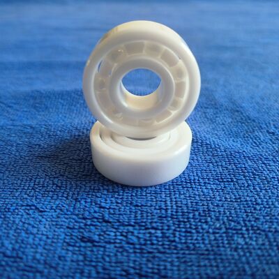 6201 مکمل زیرکونیا سرامیکی با قفس PTFE 12mm قطر داخلی 32mm قطر بیرونی 10mm عرض
